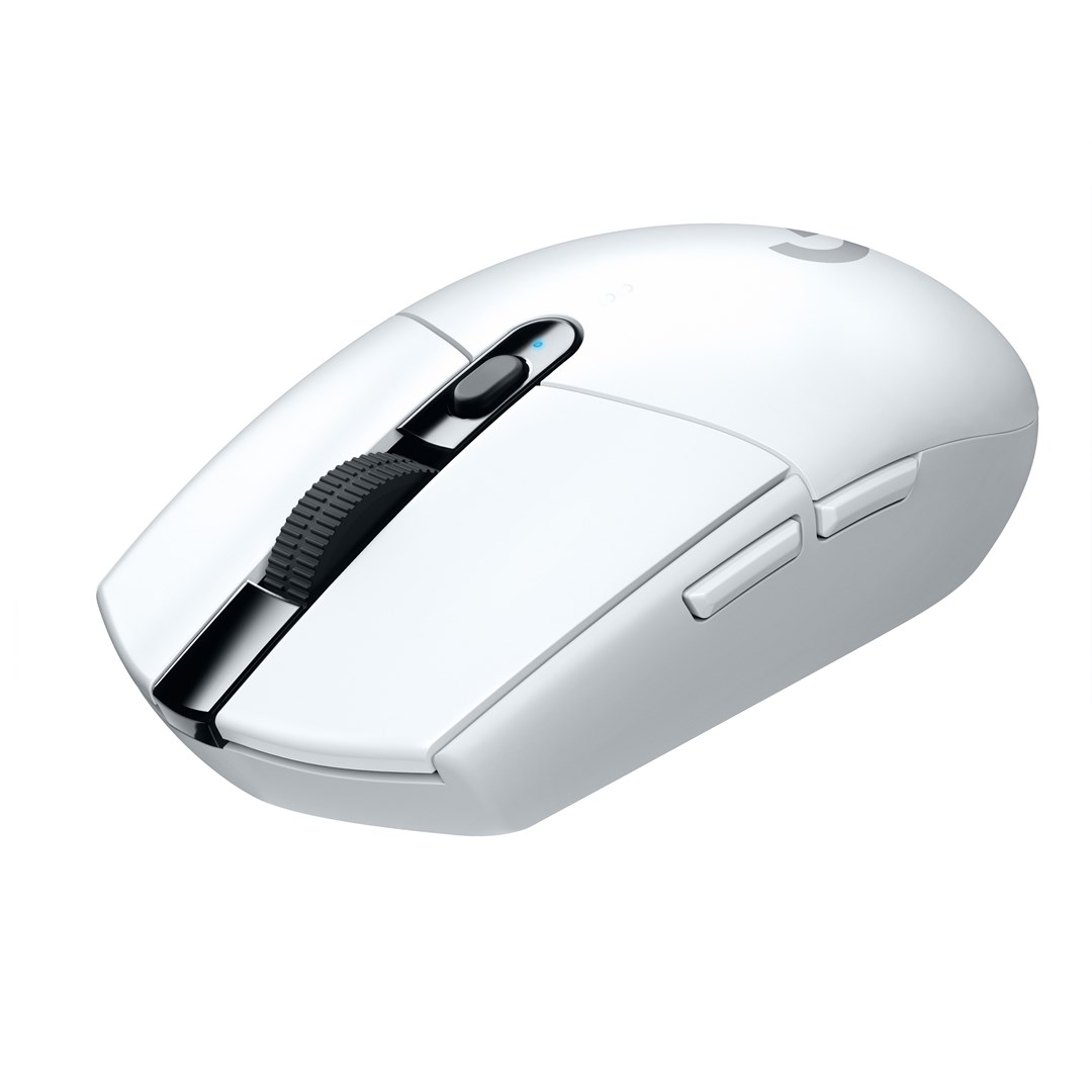 Maus Logitech G G305 LIGHTSPEED, wireless, 12000 DPI, i bardhë