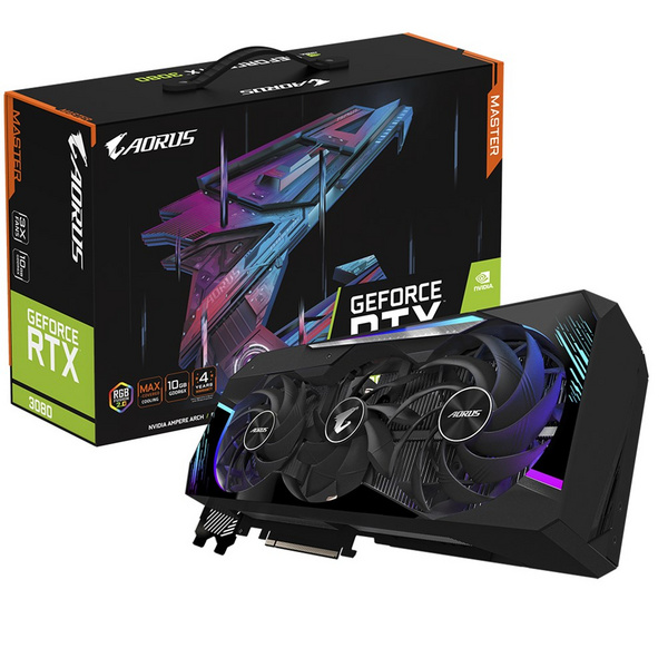 Kartelë grafike GIGABYTE GeForce RTX 3080 AORUS MASTER V3 LHR, 10 GB GDDR6X