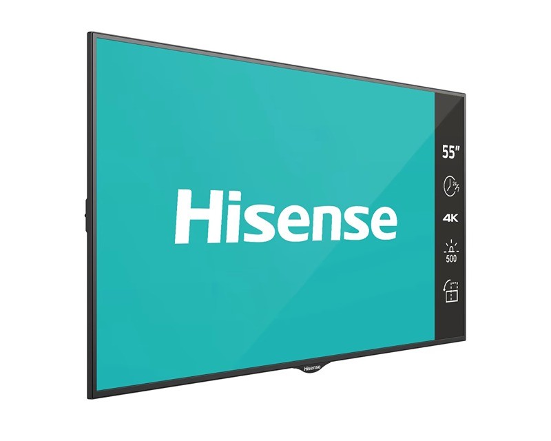 HISENSE 55" 55BM66AE 4K UHD Digital Signage Display - 24/7 Operation Android 9