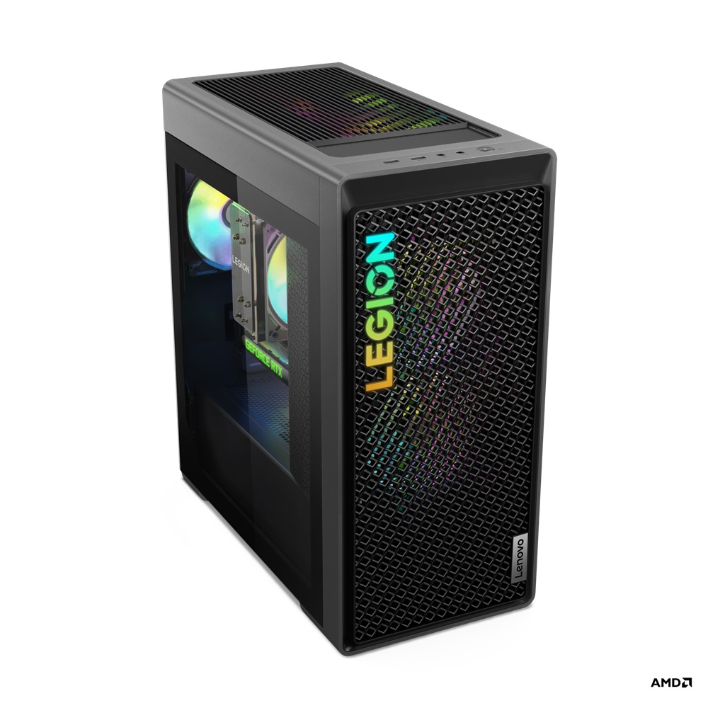 Kompjuter gaming Lenovo Legion T5 90UY008PMK, Ryzen, RTX 4070, 32GB RAM, 1TB SSD, gri