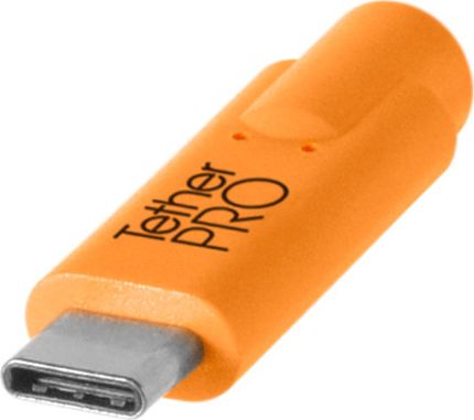 Kabllo Tether Tools USB-C CUC2415, 4.6 m, portokalli