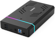 Kuti e jashtme për hard disk Inateck RGB, 2.5"/3.5", USB 3.0, e zezë