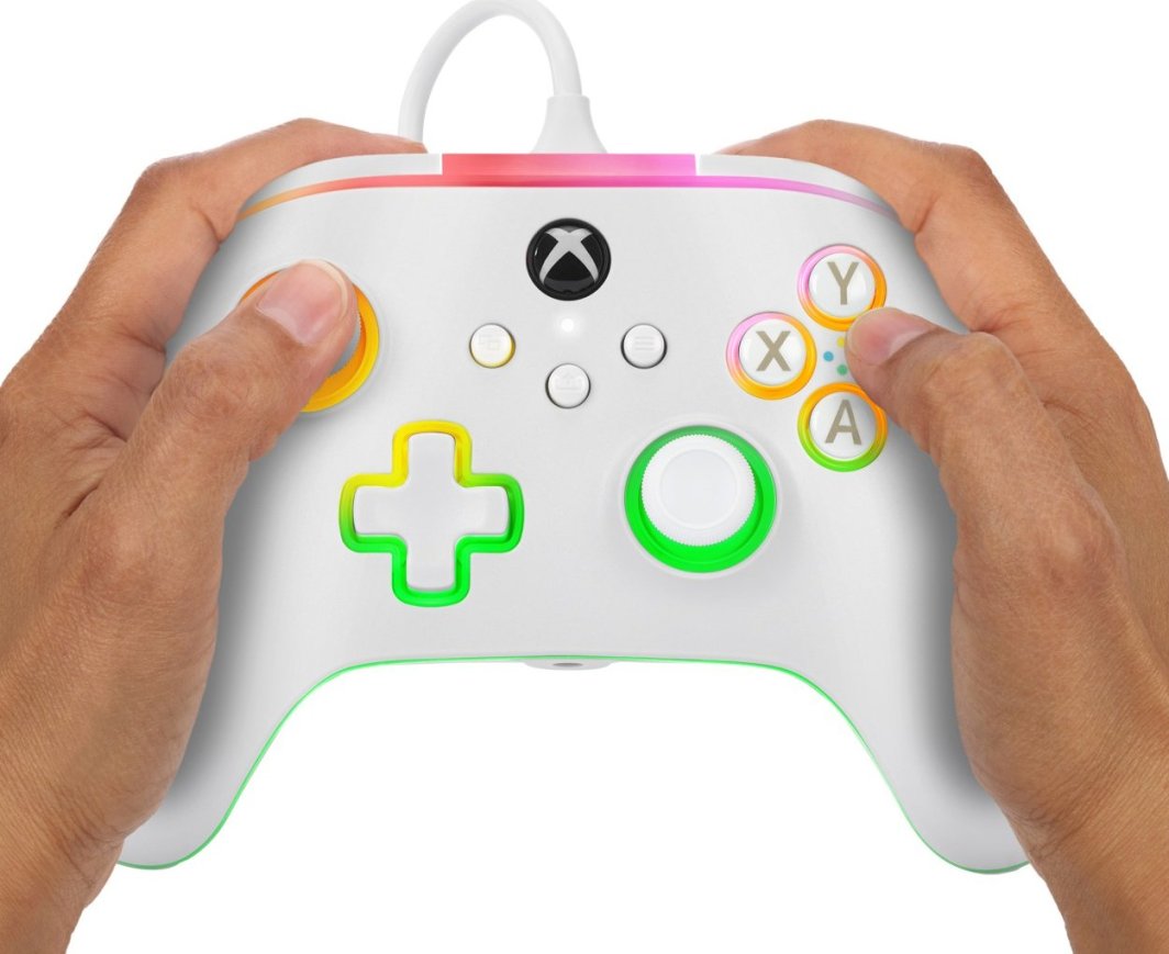 Kontroller PowerA XS Pad, me kabllo, i bardhë