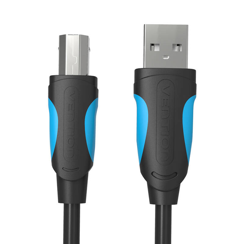 Kabllo printeri Vention USB-A në USB-B, 1m, USB 2.0, i zi