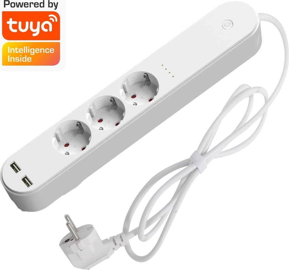 Prizë inteligjente Denver SHP-310U, Wi‑Fi, 3 në 1, e bardhë