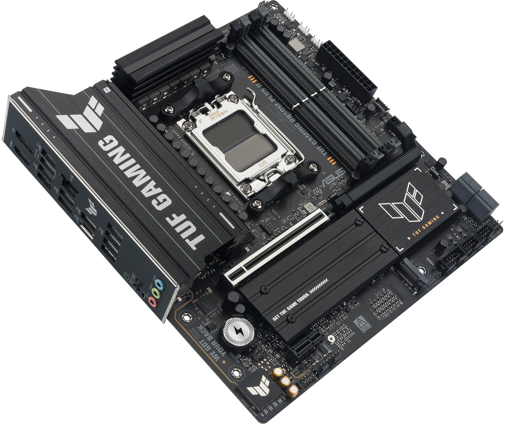 Pllakë amë ASUS TUF Gaming B850M Plus II, AMD B850, Socket AM5, Micro ATX 3