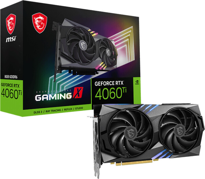Kartelë grafike MSI GeForce RTX 4060 Ti GAMING X 8G, 8GB GDDR6