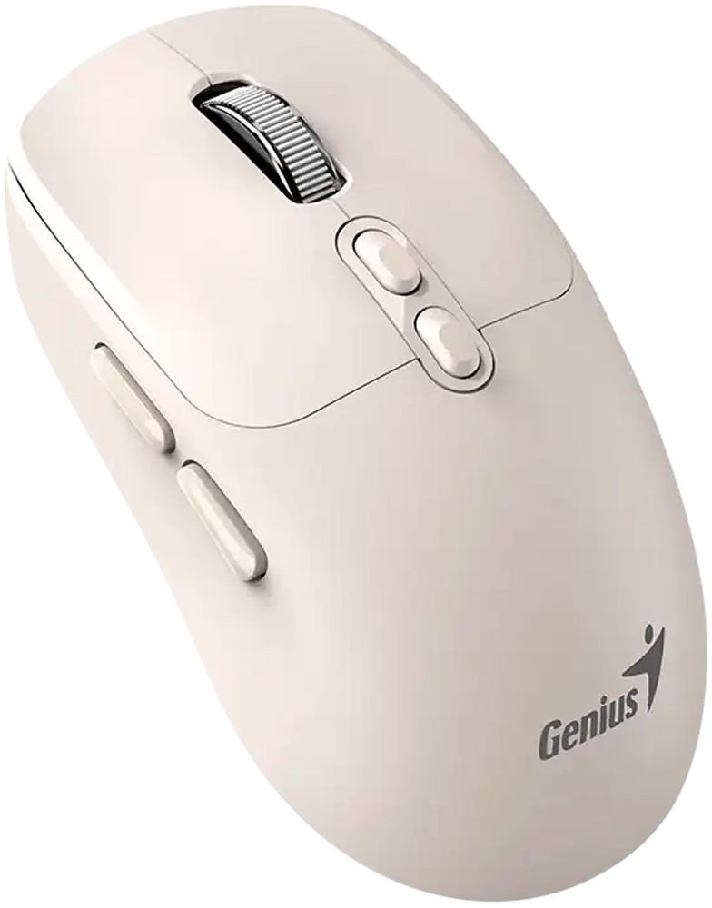 Mouse wireless Genius NX-8080S BT, 1600DPI, Bluetooth, bezhë