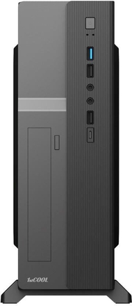 Kaso kompjuteri 1stCOOL COMPACT 1, Micro Tower, USB 3.0 USB C, e zezë
