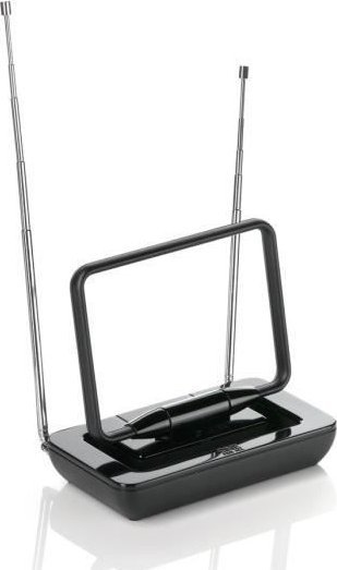 Внатрешна ТВ антена One For All SV 9125, DVB T T2 и DAB DAB+, црна