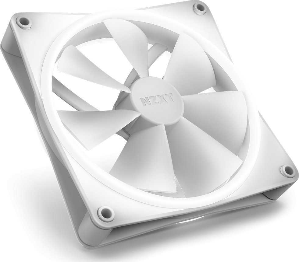 Ventilator kasë NZXT F140 RGB DUO Twin Pack, 14 cm, set 2 copë, i bardhë