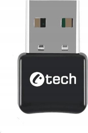 Përshtatës C-Tech Bluetooth BTD-01, v 5.0, USB, i zi