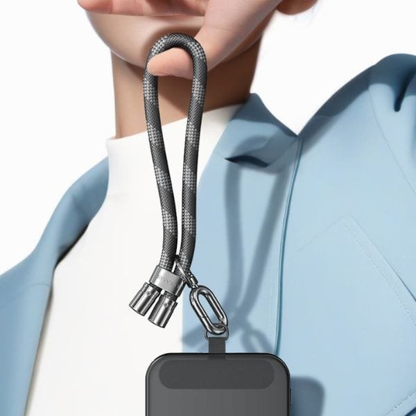 Rrip dore universal për telefon Usams Rowy US-ZB317, 34cm, poliester, rozë