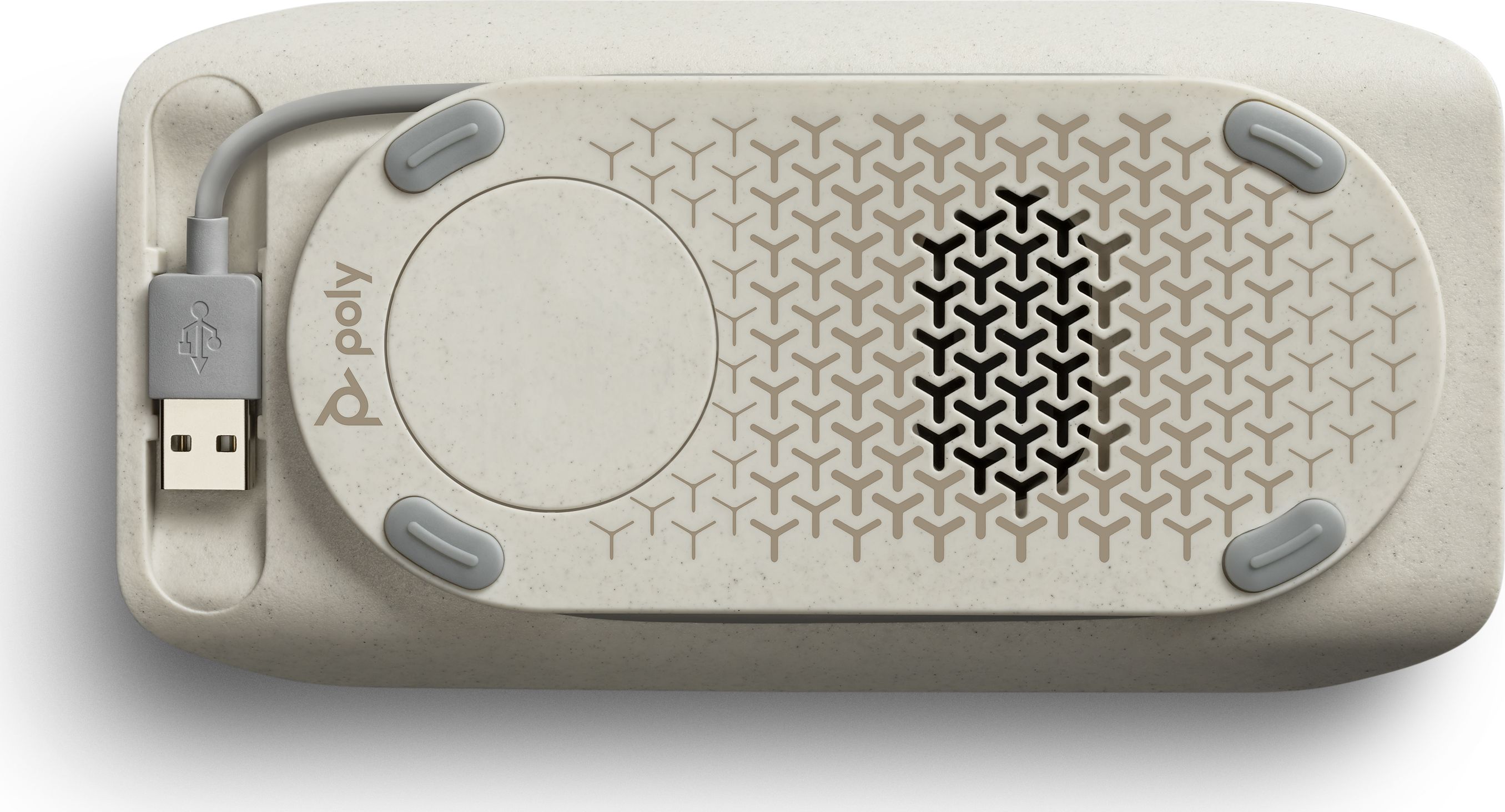 Altoparlantë konferencash Poly Sync 20 MS, Bluetooth, USB, i zi argjendtë