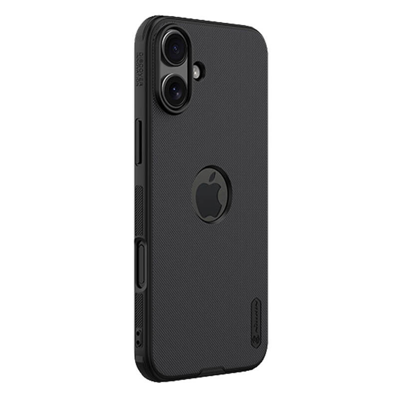 Kllapë telefoni Nillkin Super Frosted Shield Pro për iPhone 16 Plus, mbrojtëse, sipërfaqe mat, e zezë