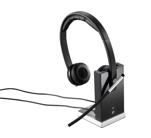 Kафе Logitech H820e Dual Wireless DECT, црни