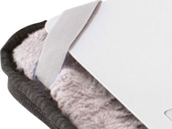 Hesë për laptop Mobilis Trendy Sleeve, 14", rezistente ndaj ujit, zezë gri