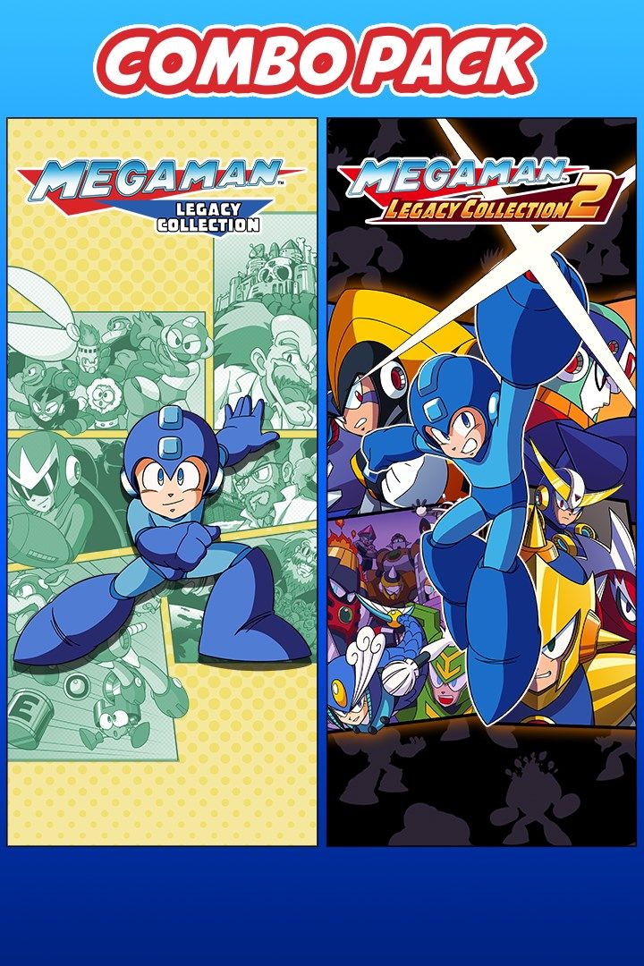 Loja digitale Xbox One Capcom Mega Man Legacy Collection 1 dhe 2 Combo Pack, koleksion klasik, version digjital, shumëngjyrëshe