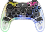 Gamepad White Shark LEGION, me tela, dridhje, transparent