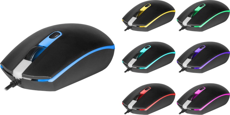 Maus Defender DOT MB-986, Gaming, USB Type-A, i zi