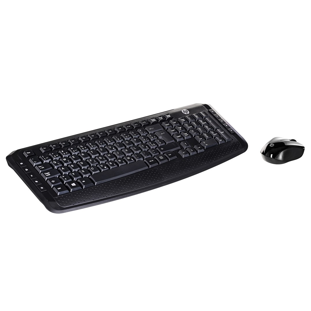 Set tastierë dhe maus HP 300, 1600 DPI, i zi