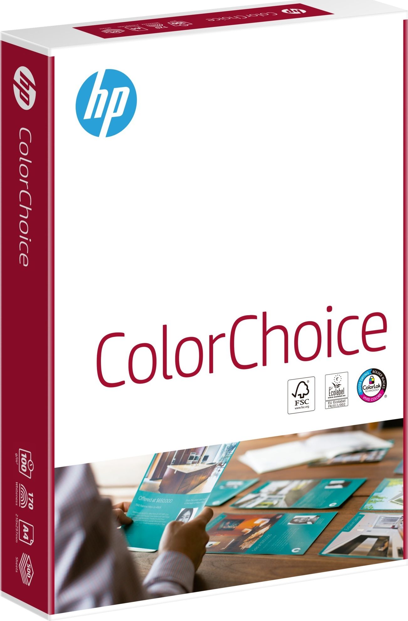 Letër për printim HP ColorChoice A4, 500 copë