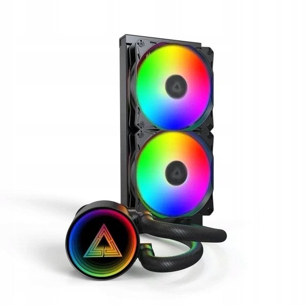 Ftohës CPU Montech LightFlow ARGB 240, radiator 240mm, ARGB, i zi