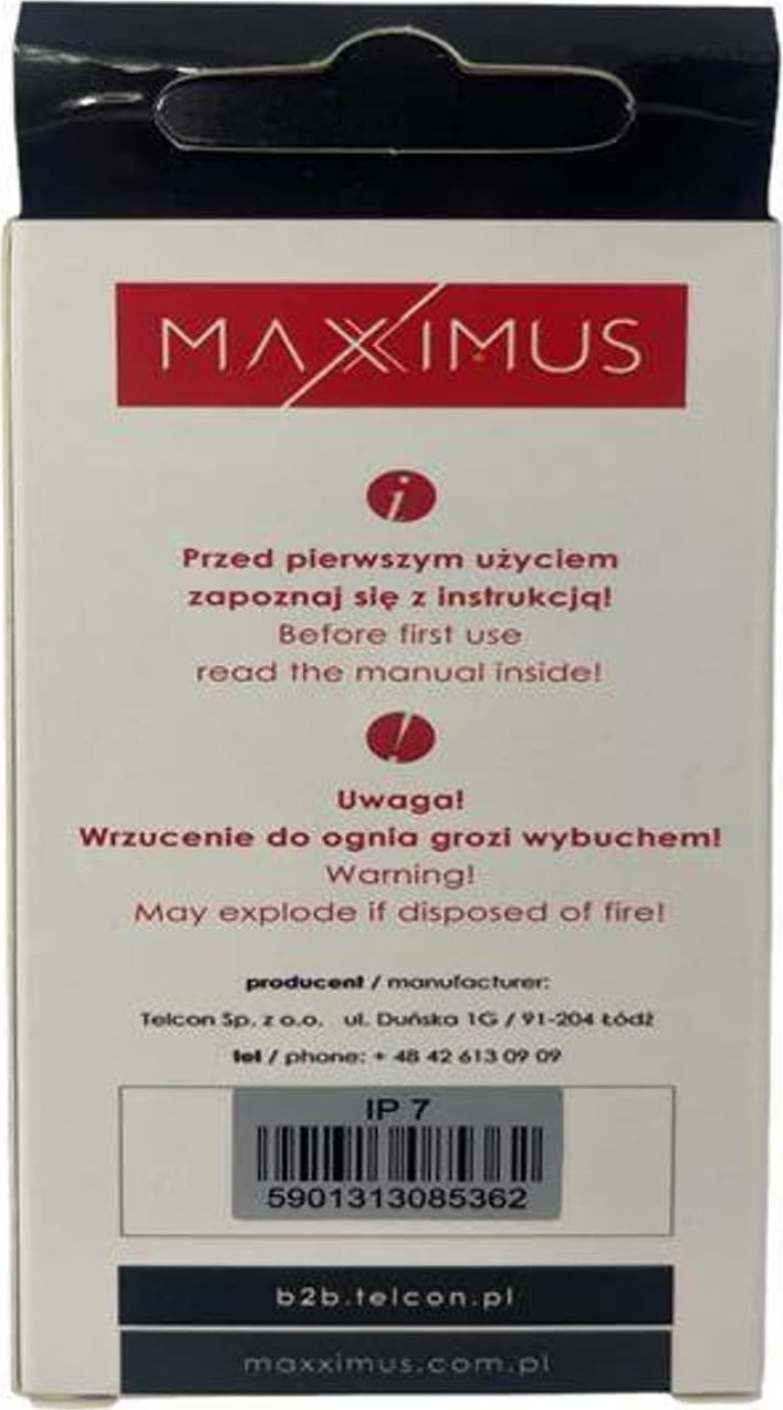 Bateri telefoni Bat Maxximus për iPhone 7, 1960 mAh, modeli 616-00256