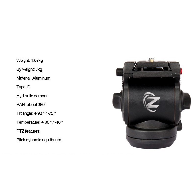 Hydraulic Video Head 0606AH