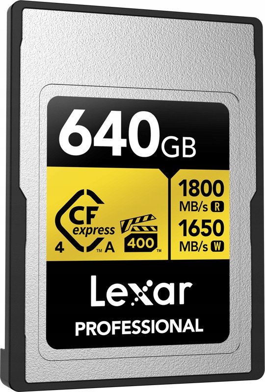 Kartë memorie Lexar Professional Gold Series, 640GB, CFexpress Type A 4.0, e artë