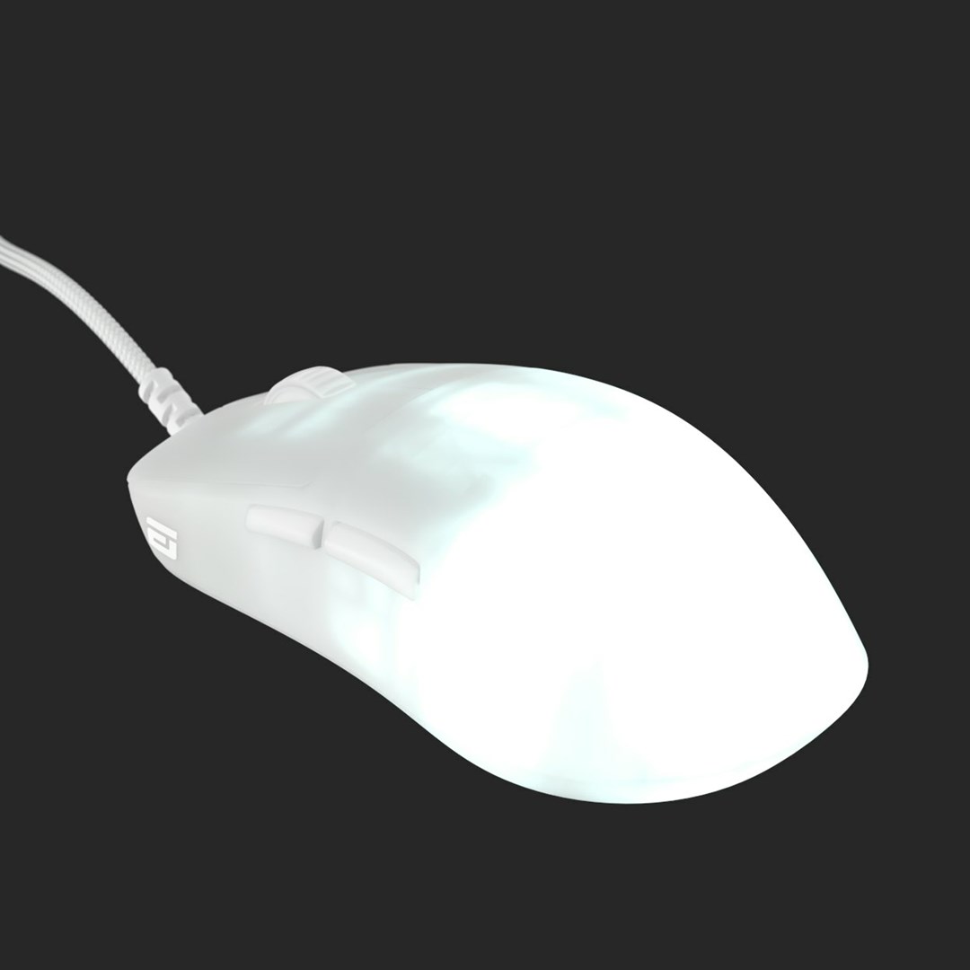 Maus Endgame Gear OP1 RGB, optik, 26000 DPI, i bardhë