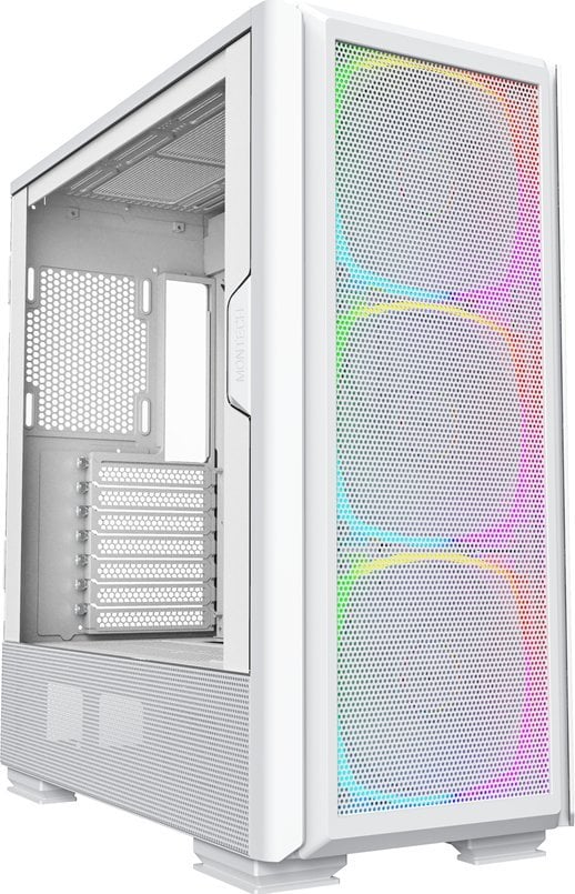 Kasë Montech Sky Two GX, e bardhë, Midi Tower