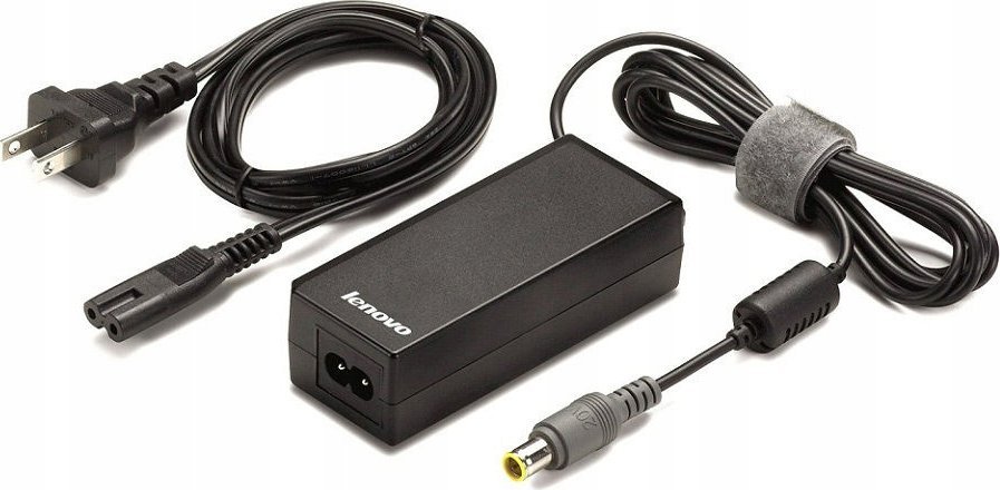 Adapter karikues për laptop Lenovo 42T4417, 65W, për ThinkPad, i zi