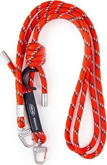 Rrip crossbody universal për telefon Skinarma Dyno Vermilion, i rregullueshëm, me karabiner metalik, e kuqe