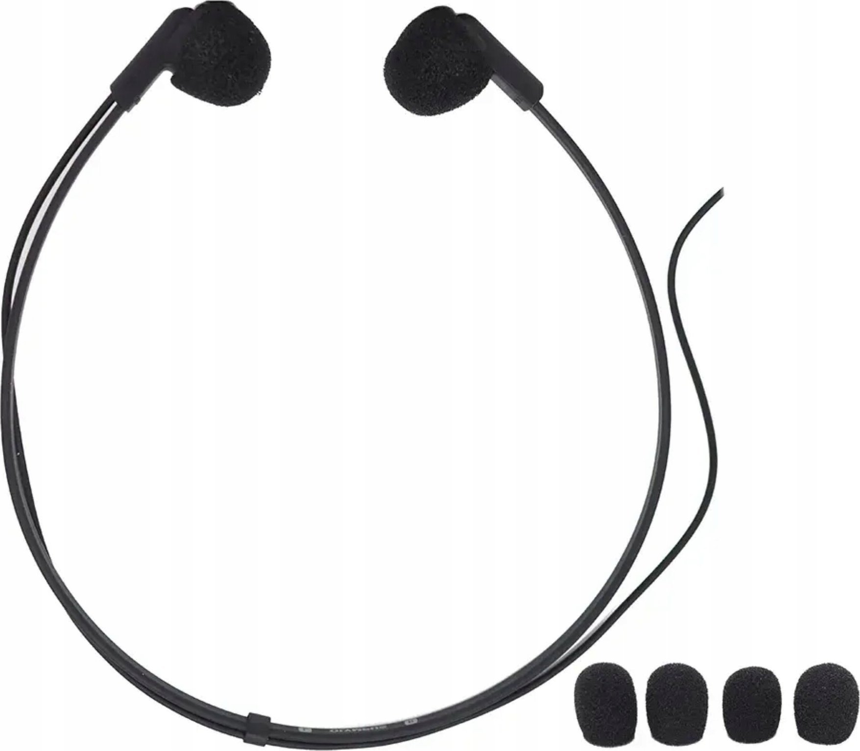 Kufje stereo Olympus OM System TA-E103-E1, 3.5mm, kabllo 3m, të zeza