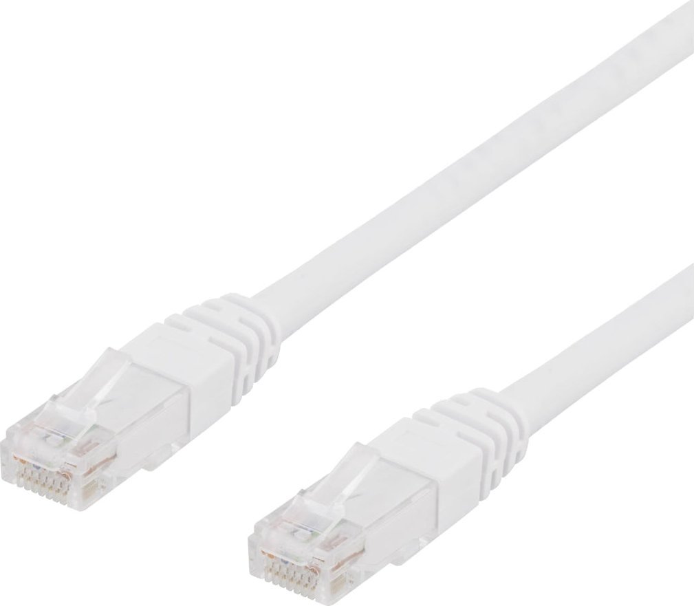 Kabllo rrjeti Deltaco U UTP Cat6, 10m, e bardhë