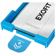 Xham mbrojtës Uniq Optix Exofit Vivid për iPhone 17 Pro Max, me aplikues, transparent