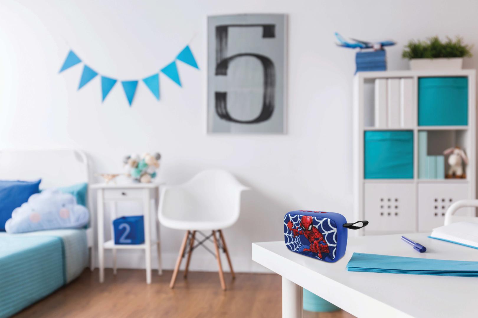 Altoparlant Bluetooth Lexibook Spider-Man, portativ, me mikrofon, shumëngjyrësh