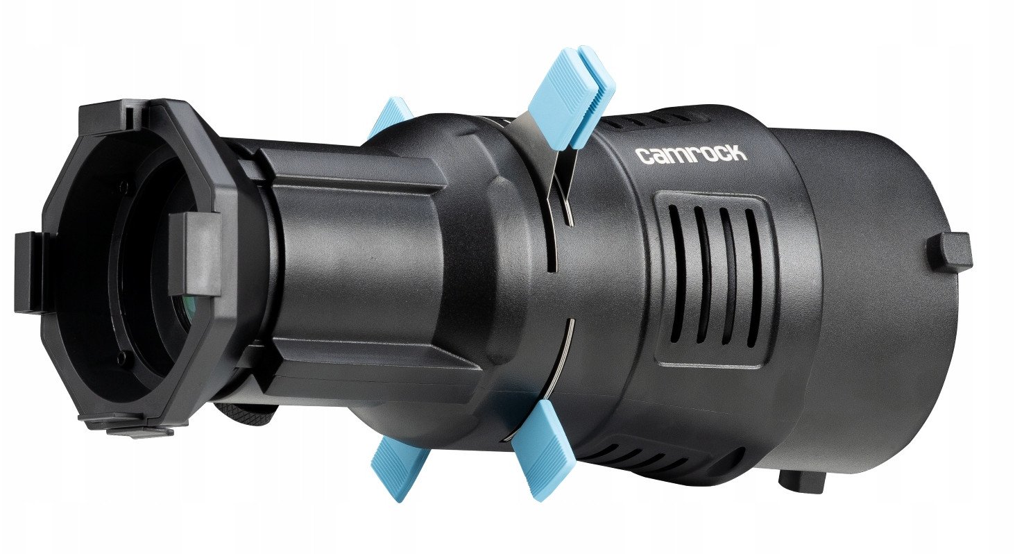 Difuzer optik drite Camrock OSO1, montim Bowens, 20 filtra GOBO, i zi