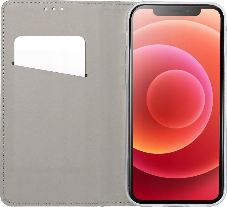 Këllëf magnetik për telefon Xiaomi Redmi A3, book case, me stand, i zi