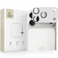 Mbrojtës kamerë Tech-Protect Camfull Fit+ për iPhone 17 Pro, xham i kalitur, alumin, argjendtë
