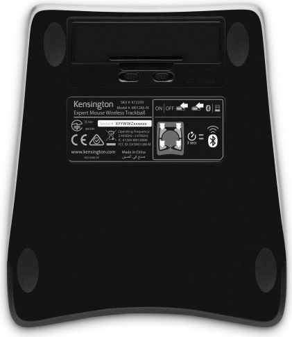 Maus Kensington Expert, wireless, Bluetooth, USB, i zi dhe i kuq