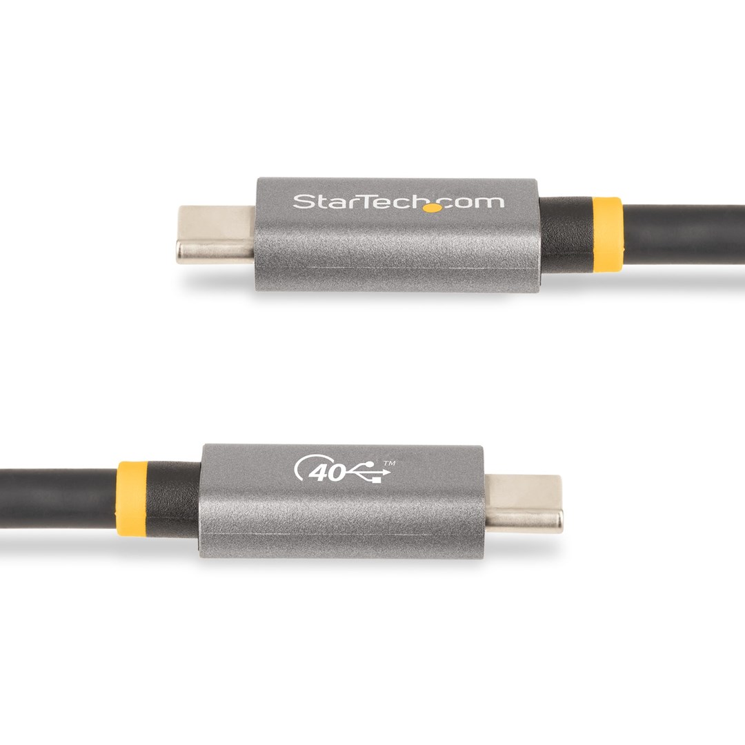 Kabllo Startech USB4, USB-C, 40 Gbps, 1m, e hirtë