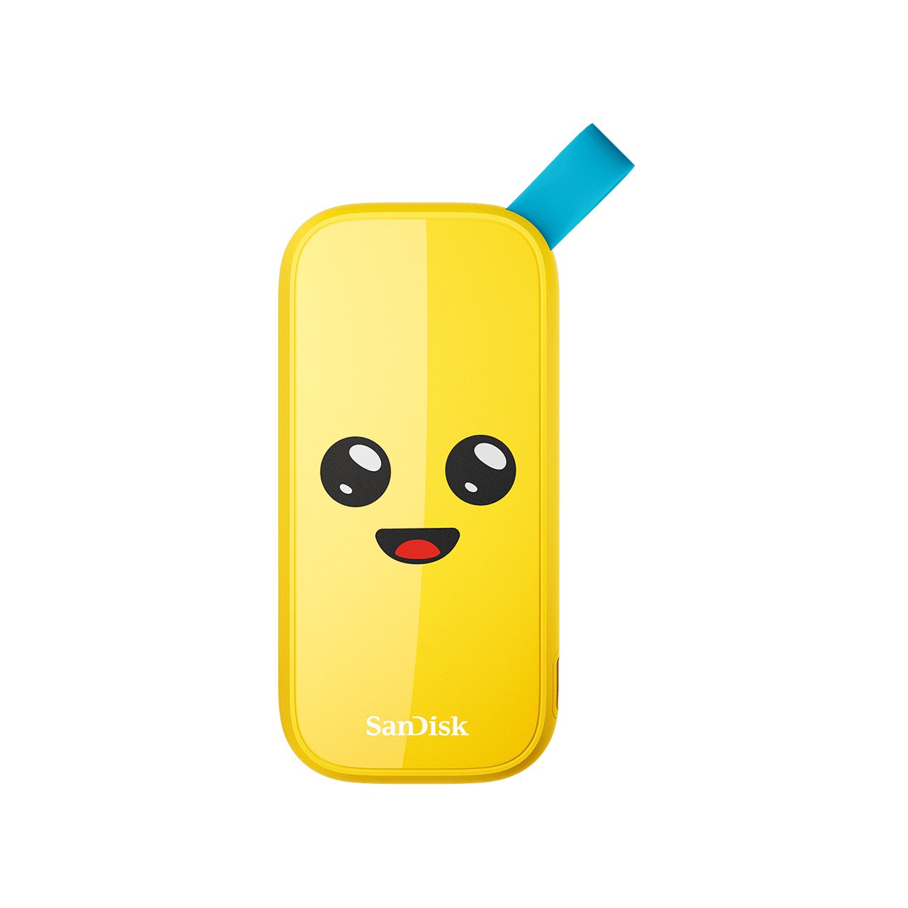 Memorie e jashtme SanDisk Peely 10 Multiformat, portë USB, kompakte, e verdhë