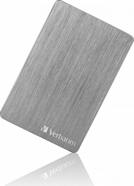 Disk i jashtëm HDD Verbatim Store 'n' Go ALU, 1TB, i hirtë