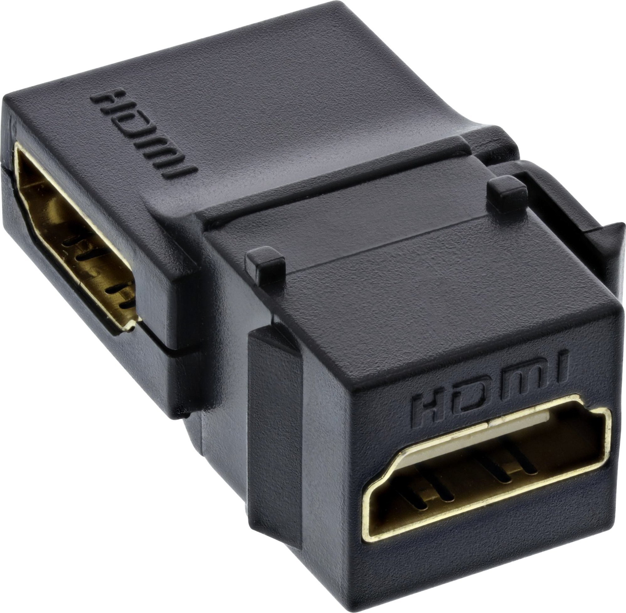 Modul HDMI Keystone InLine, 4K 60Hz, këndor, i zi