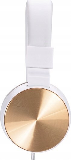 Kufje HP DHH-1206, me mikrofon, kontroll volum, 3.5mm, të bardha gold