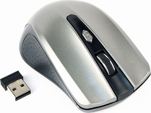 Maus pa kabllo MUSW-4B-04-BG, i zi/hirtë