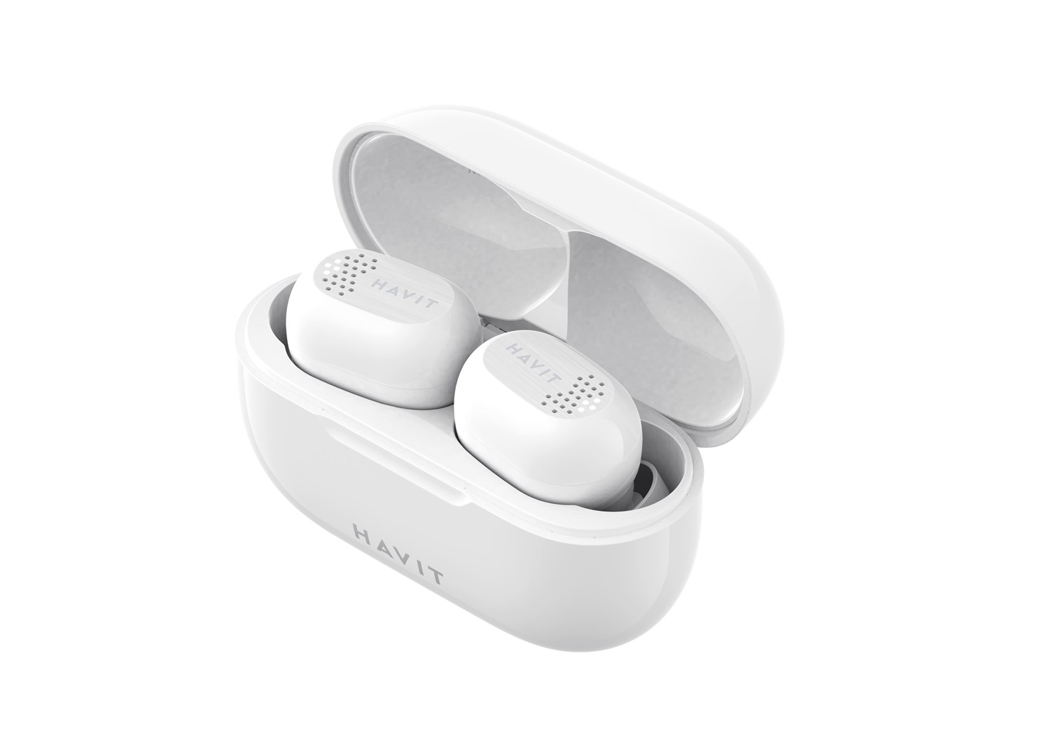 Dëgjuese Havit TW925 - TWS wireless, të bardha 
