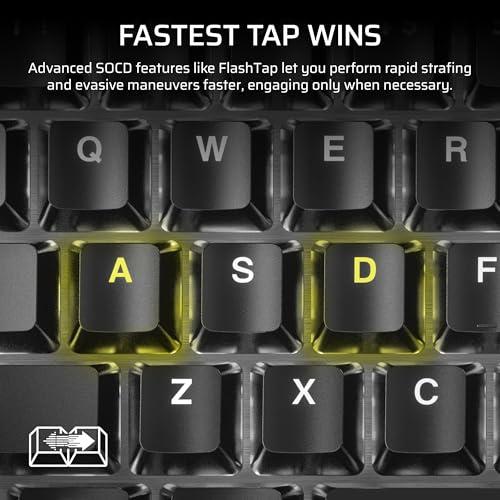 Tastierë gaming CORSAIR K70 CORE TKL, pa tela, mekanike RGB, e zezë